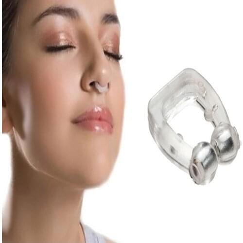 1PC Magnetic Anti Snoring Nasal Dilator Stop Snore nose clip device Easy Breathe Improve Sleeping For Men/Women Dropshipping