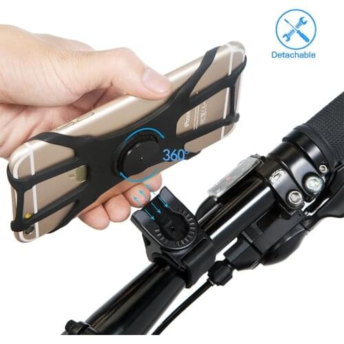 Mobile Phone Bicycle Handlebar Stand Rack Eight Claw Brackets Bike Accessories Cilicone Motorcycle Bike Phone Holder Navigation