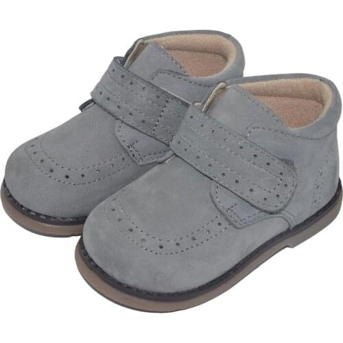 Fashion Kids Boots 2020 New Arrivals Autumn Winter Boys Girls Genuine Leather Single Boots Classic British Style Children Shoes