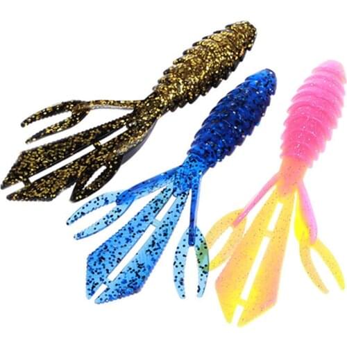 3pcs/Lot 125mm 14g Big Shrimp Soft Fishing Bait JIG Soft Shrimp Lure Sinking Fishing Lure Big Hammer Shrimp