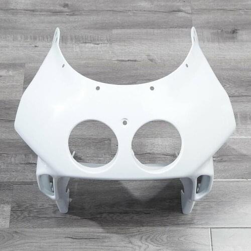 Motorcycle ABS Unpainted Upper Black Front Fairing Cowl Nose For Honda CBR 250RR MC22 1990-1999 98 97 96 95 94 93 92 91