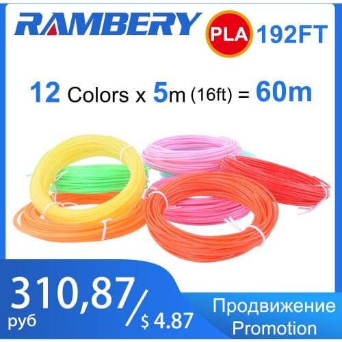 PLA 3D Pen Filament 1.75mm (24 Colors, 16 Feet) 3D Pen Filament 1.75mm PLA 3D Pen Pla Plastic