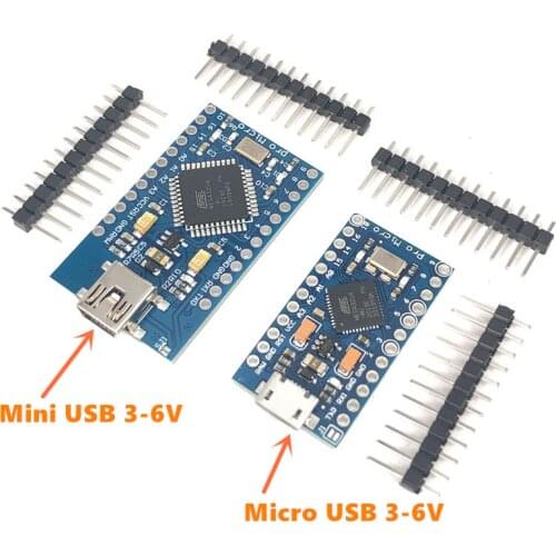 10pcs Mini USB ATmega32U4 Pro Micro 5V 16MHz Board Module For Arduino/Leonardo ATMega 32U4 Controller Pro-Micro Replace Pro Mini
