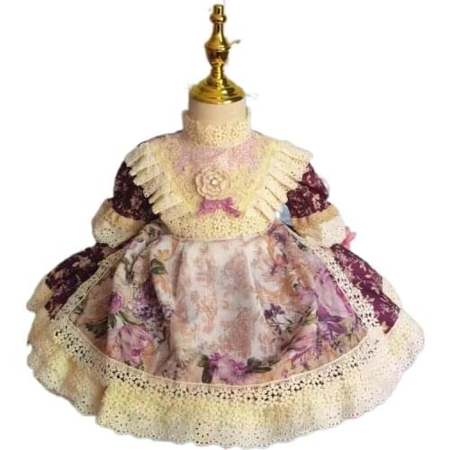 Summer Kids Holiday EID Girls Turkey Flower Girl Dress for Weddings Flower Girl Dresses Party Dress for Kids Girl Birthday Dress