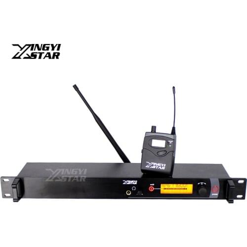 SR2000 Professional Monitoring UHF Wireless In Ear Earphone Stage Monitor System Transmitter & Receiver Studio Record DJ Mixer