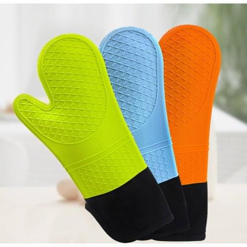 Silicone Cookware Heat-Resistant BBQ Kitchen Microwave Baking Oven Gloves
