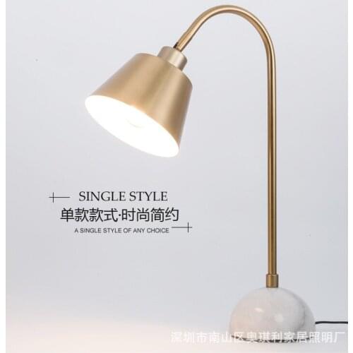 Nordic modern minimalist table lamps for living room white glass ball table light iron tripod milky round ball desk lamp Reading