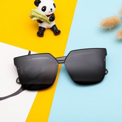 Kids Polarized Square Sunglasses Children Oversize Retro UV400 Baby Glasses Punk Eyewear Shades Goggles Boy Girl