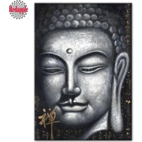 Buddha statue Diamond Painting portrait head Round Full Drill 5D DIY Mosaic Embroidery Cross Stitch Chinese Style home decor art