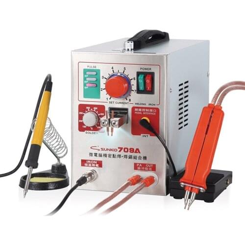 SUNKKO 709A Spot Welder 1.9KW Pulse Spot Welding Machine For Lithium Battery Pack Welding Machine with HB-70B Welder pen