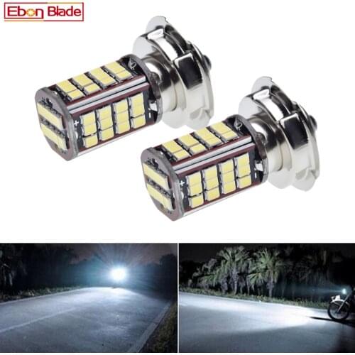 2Pcs Motorbike Motorcycle P26S LED Lights Bulb 2835 56SMD Head Lamp Headlamp Headlight for Scooter Moped White 6V 12V 24V 30V DC