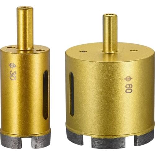 Uxcell 30/32/35/38/40/45/50/55/60/65/70/75mm Dry/Wet Diamond Core Drill Bit for Granite Concrete Brick Block Stone Masonry