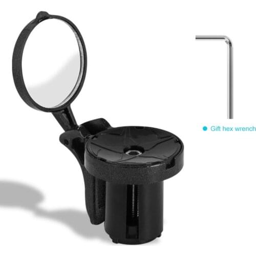 Bike Accessories Mirror For Bicycle Cycling Rear View Mirror Handlebar End Mirrors MTB Road Racing Steel Black Scooter Moto