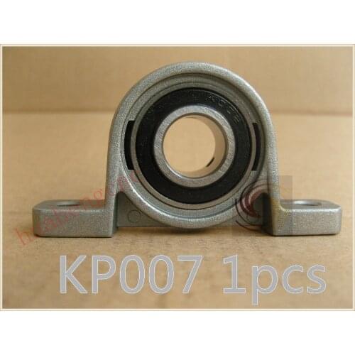 35mm KP007 kirksite bearing insert bearing shaft support spherical roller zinc alloy bearing pillow block housing # KP007 1pcs