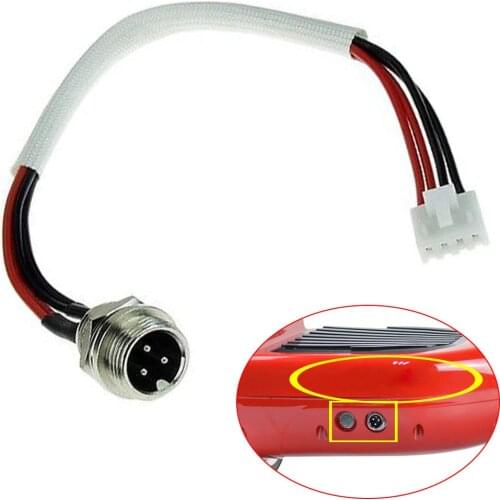 Battery Charger Port Parts Replacement Practical Electric Accessories Cable For Balancing Scooter 3 Pin/Prong 4 Wire Hoverboard