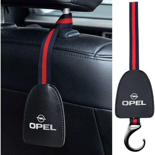 1/2PCS Car Headrest Seat Back Hanger Portable Hook Car Stying Accessories For Opel Astra H G J Insignia Mokka Zafira Corsa OPC
