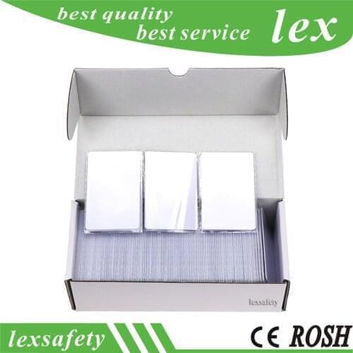 500PCS 13.56MHZ ISO14443A IC Smart NFC Proximity Card RFID Microchip Contactless Rewritable NFC215 Proximity Cards
