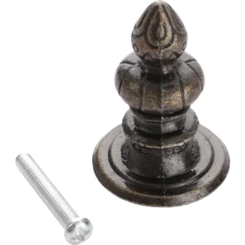 Antique Bronze Furniture Handles Knob Kitchen Cupboard Cabinet Knobs and Handles Wardrobe Door Dresser Drawer Pulls 39*27mm
