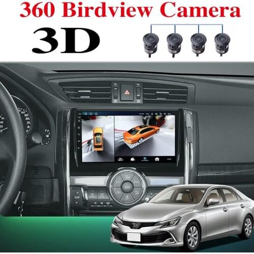 For TOYOTA Mark X ZiO AA10 Car Multimedia GPS Radio Navigation NAVI Player Integrated CarPlay 360 BirdView 3D
