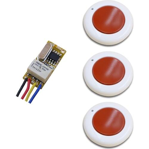 DC3.7V 4.5V 5V 6V 9V 12V Mini Wireless Remote Control Switch 1Channal Intelligent Family System Transmitter with Receiver