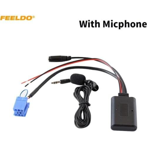 FEELDO Car Aux-in Wireless Bluetooth Adapter Module Audio Receiver for Mercedes Smart 450 CD/DVD Host AUX Cable #HQ6429