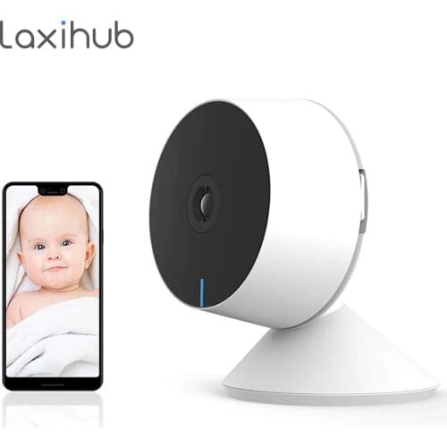 Mini IP Camera WiFi Webcam Baby Monitor with Crying & Motion Detection, 2 Way Audio, Night Vision,Smart Home Surveillance Camera