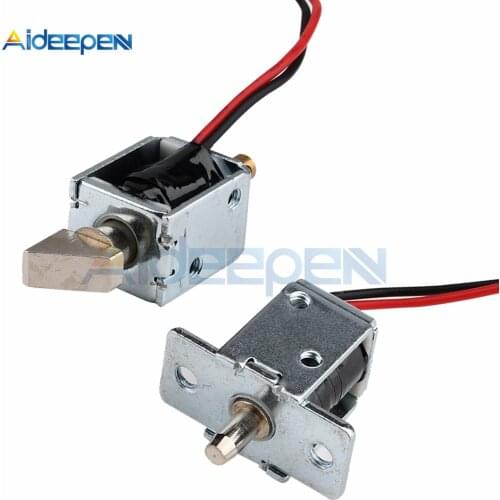 DC 12V 0.4A 0.5A Small Electromagnetic Lock Storage Cabinets Electronic Lock Mini Electric Bolt Lock Drawer File Cabinet Lock