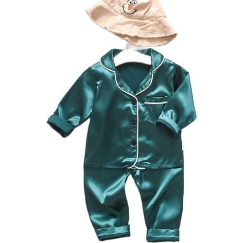 2021 New Childrens Spring And Autumn Long Pajamas Bear Suit Korean Home Service Comfortable And Cute Pajamas Suit