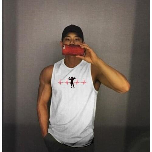 New Fitness Summer Fashion Workout Gym Mesh Tank Top Men Musculation Clothing Bodybuilding Sport Sleeveless Shirt Quick Dry Vest