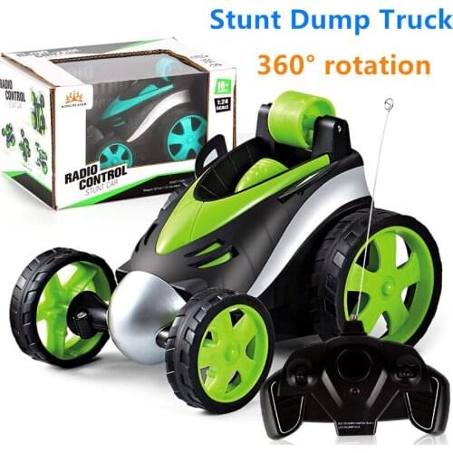 Newest Transformation Wireless Remote Control Tumbling Stunt Car Tump Truck Boys and Childrens Stall Hot Selling Electric Toys