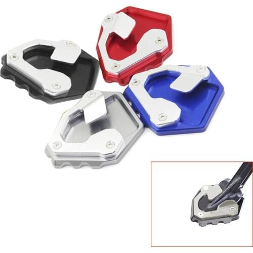 Kickstand Side Stand Pad Foot Support Plate Puck Motorcycle Bike Fit For Honda CRF1000L Africa Twin ABS/DCT 2016-2019