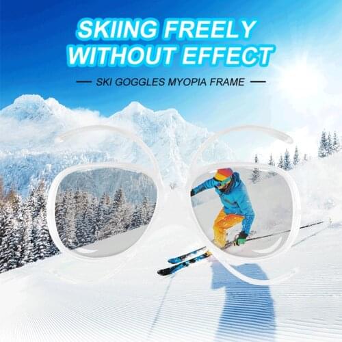 Professional Ski Goggles Myopia Frame Snowboard Skiing Skating Glasses Adapter Impact Resistance Comfortable Glasses Frame