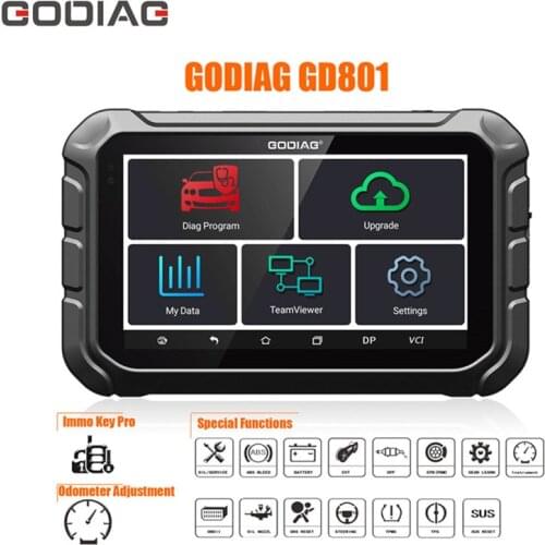 GODIAG GD801 Key Programmer Support Multi-Functions for ABS EPB TPMS EEPROM Diagnostic Tool PK X300 DP