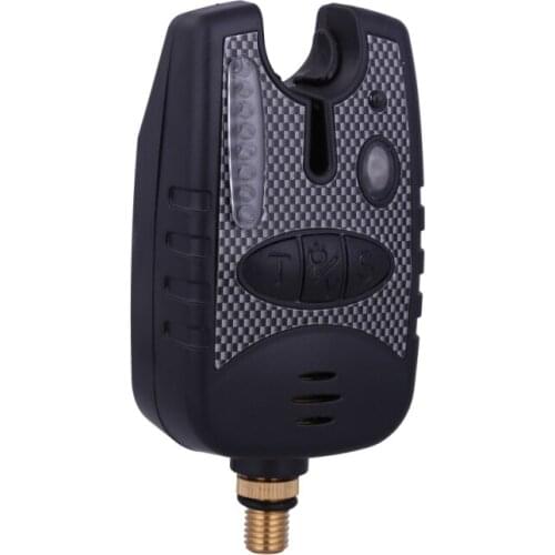 EU Style 8 LEDs Fishing Alarm Water Resistant Adjustable Tone Volume Sensitivity Sound Alert electronic for Carp Fishing 2021