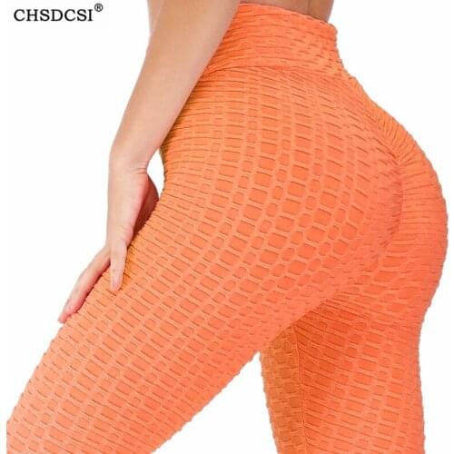 CHSDCSI Workout Pants Sexy Push Up Leggings Women Gym Fitness Trousers High Waist Sport Leggins Anti Cellulite Ladies Large Size
