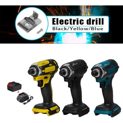 Brushless Cordless Rechargable Electric Screwdriver Output Speed 3500RPM Brushless High-speed Electric Drill For Makita Battery