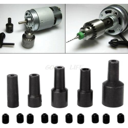 5mm/8mm/10mm/12mm/14mm Motor Shaft Coupler Reducing Sleeve Connector Rod For B12 Drill Chuck Drill Press Applicable