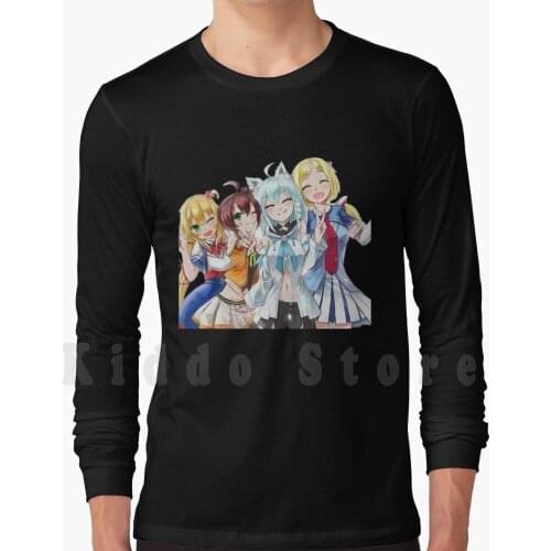Akai Haato Aki Rosenthal Natsuiro Matsuri hoodie long sleeve Hololive Vtuber Anime Hololive Hololive