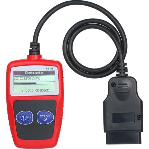 MS309 Universal O-B-D2 Scanner Automotive Engine Fault Reader CAN Diagnostic Scan Tool Work