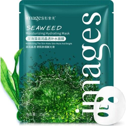 Natural Seaweed hydrating Facial Mask Shrink Pores Moisturizing And Oil Control Acne Blackheads Removal Deep Cleaning Skin Care