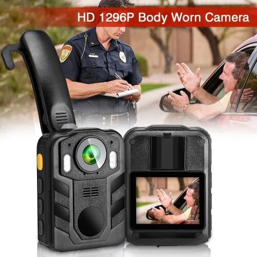 Z09L Police Camera up to 128GB Body Kamera 1296P Worn Cameras For Law Enforcement 8H Recording Night Vision DVR Recorder