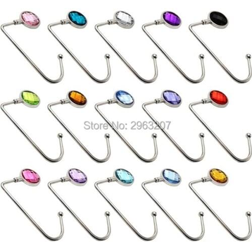 100pcs Colorful Shimmering Purse Hanger Hook Wedding Bridal Shower Favor And Gift For Guest Women Lady