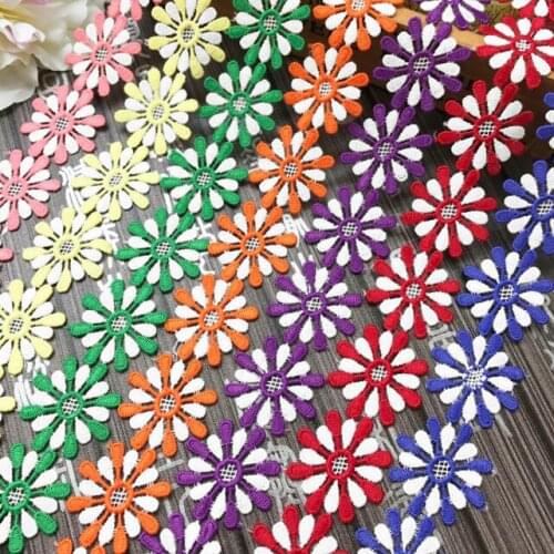 20yd Color Flowers Milk Silk Water Soluble Lace Trim Wedding Embroidered DIY Handmade Patchwork Ribbon Headdress Sewing Supplies