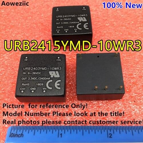 Aoweziic URB2415YMD-10WR3 URB2415YMD-10W URB2415 New Original DIP Input: 9-36V Output: 15V 0.67A DC-DC 1.5KV Voltage Isolate