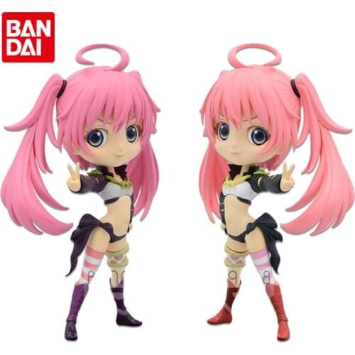 Bandai Genuine Q Posket That Time I Got Rcincarnatcd As A Slime Milim Nava Q Version Anime Action Figures Collect Model Toys