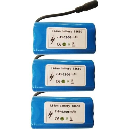 Upgraded 7.4V 6200mah 2S Lipo battery For T188 T888 2011-5 Remote Control RC Fish Finder Fishing Bait toys Boats Spare Parts