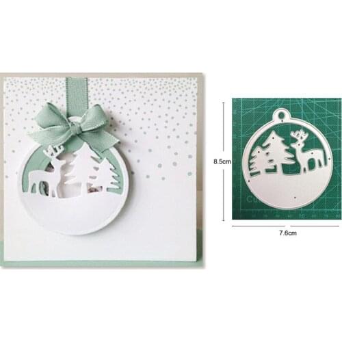 Christmas Tree Ornament Metal Cutting Dies Stencils dies for DIY Scrapbooking dies Decoration Paper Craft dies Embossing Die Cut