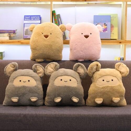 3 In 1 Multifunctional Pillow Blanket Cartoon Quilt Holding PillowCar Nap Blanket Air Conditioning Gift Shop Grab Machine Doll