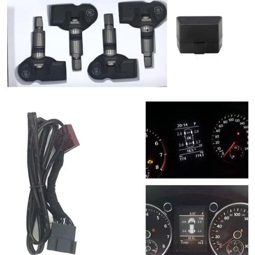 Car OBD TPMS tire pressure monitoring 433MHz FOR for VW GOLF 7 2013 2014 2015 2016 2017 2018 MK7
