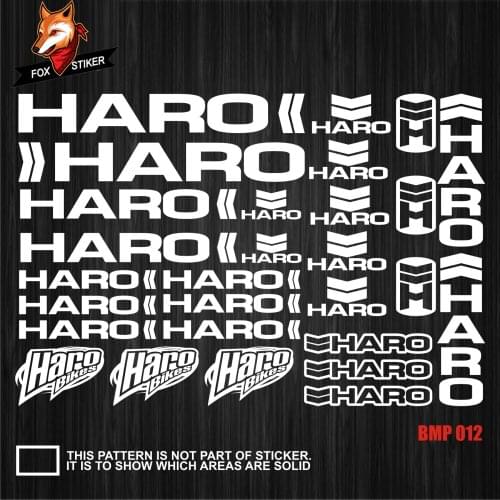 Bicycle Frame Stickers Road Bike Mountain Bike MTB Track Bike TT Bike Fat Bike Decal Reflective Stickers for HARO Stickers